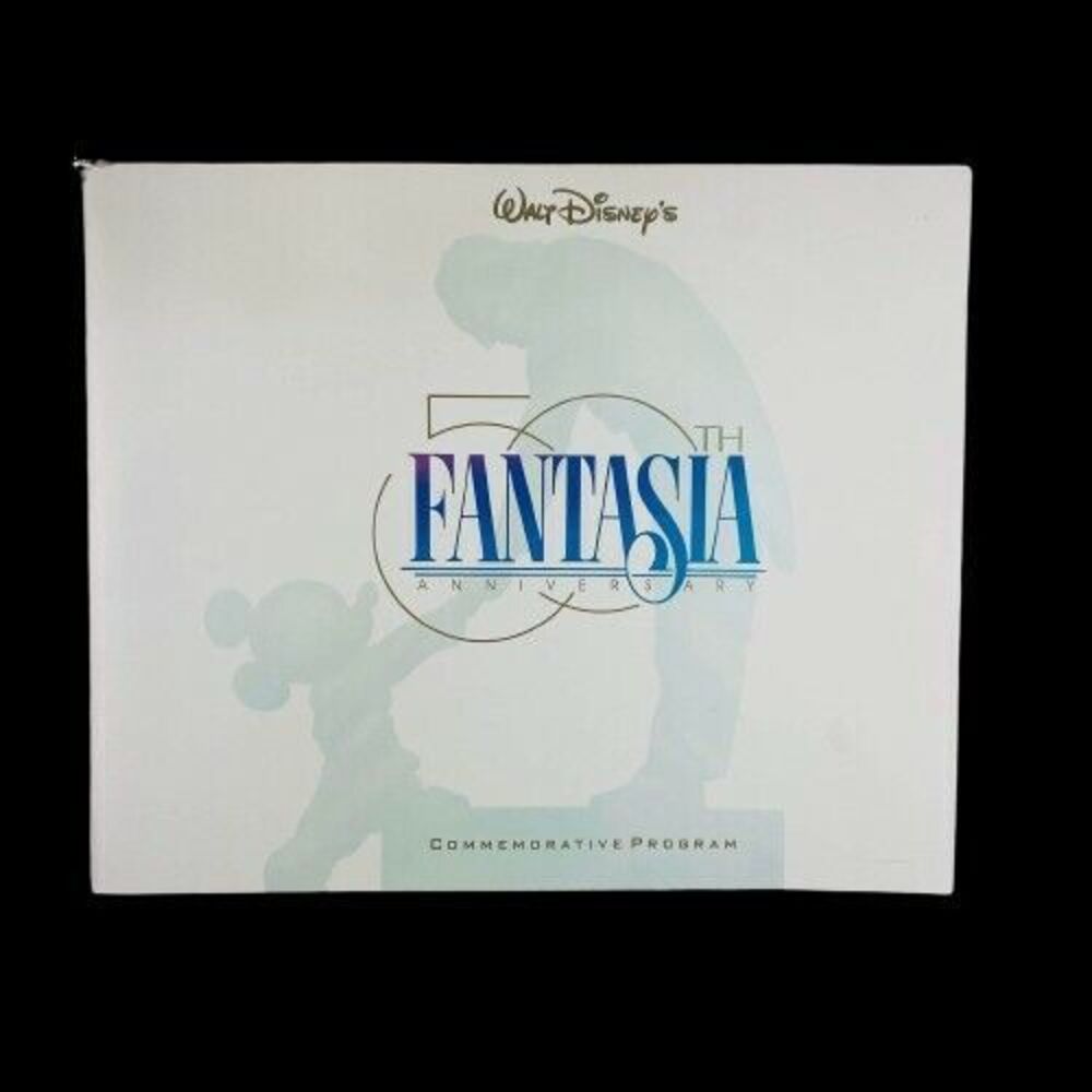 Walt Disney's Fantasia 50th Anniversary Commemorative Program Collectibles